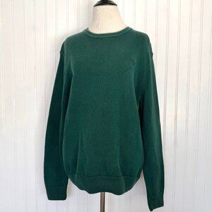 Chaps Forest Green Knit Sweater M/L